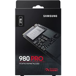 Твердотельный накопитель SSD 2TB Samsung 980 PRO MZ-V8P2T0BW M.2 2280 PCIe 4.0 x4 NVMe 1.3с, Box