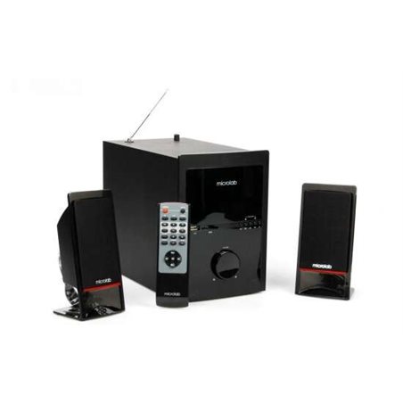 Акустическая система 2.1 Microlab M-700U черный, проводная, RMS 46Вт(14х2+18Вт), jack 3.5mm, USB, RCA. FM