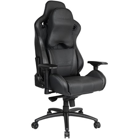 Gaming Chair AD12XL-DARK-B-PV/C-B02 AndaSeat DARK KNIGHT XL BLACK 4D Armrest 65mm wheels PVC Leather