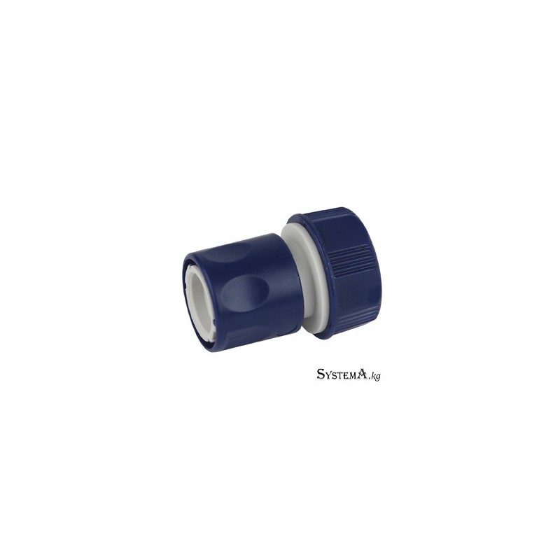 Соединитель (Коннектор)  для шланга GREEN APPLE ЕСО GAES20-06  19 мм (3/4),пластик
