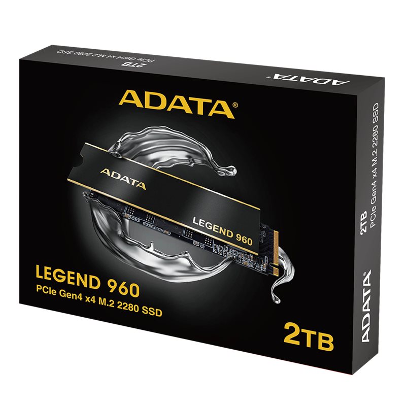 SSD ADATA LEGEND 960 2TB 3D NAND M.2 2280 PCIe NVME Gen4x4 Read / Write: 7400/6800MB