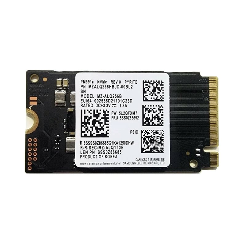 SSD SAMSUNG MZ-ALQ256B 256GB M.2 NVME PCIE 2242