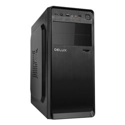 DELUX ATX DLC-DW604 BLACK TAC 2.0  W/O PSU