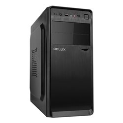 DELUX ATX DLC-DW602 BLACK TAC 2.0  W/O PSU