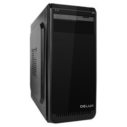 DELUX mATX DLC-J601 BLACK TAC 2.0  W/O PSU