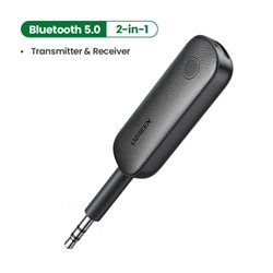 Адаптер Bluetooth USB UGREEN CM403 (Bluetooth 5.0, mini jack 3.5mm, чёрный) 80893