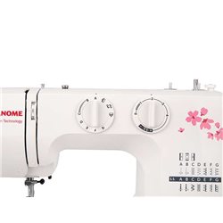 Швейная машина JANOME MX 55 (верт/горизонт. челнок. 15 швейных операций, петля-полуавтомат)