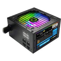 Блок питания Gamemax VP 700W RGB M, 213106500015, 700W, ATX, 80 Plus Bronze, APFC, 20+4 pin, 4+4pin, 5*Sata, 3*Molex, 2*PCI-E 6+