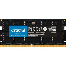 Память Crucial 32GB DDR5 4800MHz (PC-38400), SODIMM для ноутбука