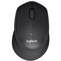 Мышь Logitech M330 Silent Plus, беспроводная, Black, OEM