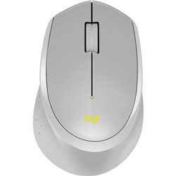 Мышь Logitech M330 Silent Plus, беспроводная, Gray/Yellow