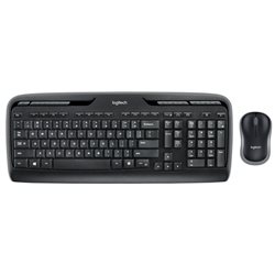 Беспроводная клавиатура+мышь Logitech MK330, 2.4 GHz, 1000 dpi,3btn, 10m, Wireless, Black, USB[920-003995]