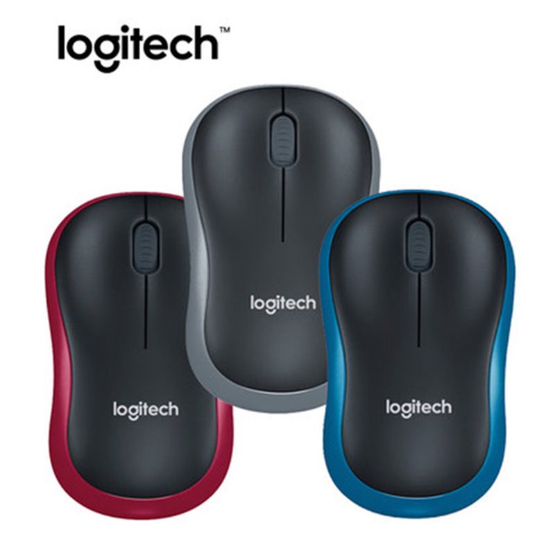 Беспроводная мышь Logitech M185, optical 1000dpi, 3btn, BLUE, USB [910-002239]