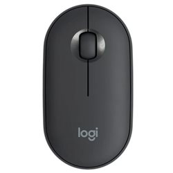 Беспроводная мышь Logitech Pebble M350, 1000dpi, 3btn, 2.4GHZ/Bluetooth, Graphite [910-005718]