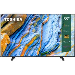 Телевизор Toshiba 55C350LE 55" 4K UHD (3840x2160), HDR 60 Гц Smart VIDAA voice control, Direct LED, 16 Вт, Wi-Fi, Bluetooth, RJ-