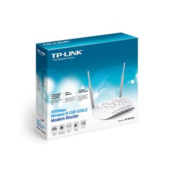 Модем TP-Link TD-W9970, до 100 Мбит/с по VDSL2, Wi-Fi до 300 Мбит/с, 4 порта 10/100 Мбит/с RJ45, 1 порт RJ11, 1 порт USB 2.0