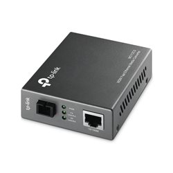 Медиаконвертер TP-Link MC112CS, WDM, с 1 портом 10/100Base-TX и 1 портом 100Base-FX с разъемом SC (ТХ: 1310 нм. RX: 1550 нм) для