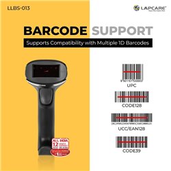 .Сканер штрих-кодов LAPCARE LLBS-013 1D Barcode Scanner Bar Code Reader
