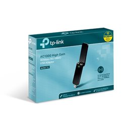 Wi-Fi Adapter TP-LINK Archer T4U AC1300 Dual Band USB 400 Мбит/с на 2,4 ГГц или 867 Мбит/с на 5 ГГц,
