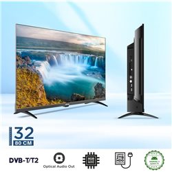 Телевизор Elista TV 32" B32HD1EKC (HD, Smart TV, Android 11, DVB-T/T2, без рамок)