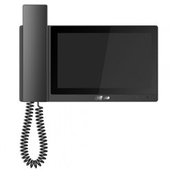 Видеодомофон DAHUA DHI-VTH5421E-H (7" TFT Touch 1024x600, 1024x600, PoE, LAN, mSDдо32Gb, two–way video call) black