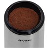 Кофемолка Vitek VT-1546 SR Мощность 150Вт, Загрузка кофе 50гр. Материал корпуса нержавеющая сталь