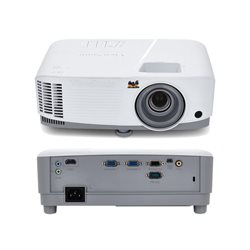 Viewsonic PA503S DLP, SVGA 800 x 600 (1920 x 1200 max), 3D, 3,800 Lumens, 22,000:1, SuperColour™, Динамики (1x2 вт) HDMI, VGAx2,