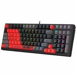 A4TECH BLOODY S98 SPORTS BLOODY BLACK GAMING MECHANICAL BLMS RED SWITCH RGB KEYBOARD USB US+RUS