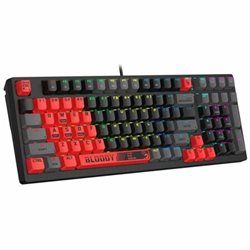 A4TECH BLOODY S98 SPORTS BLOODY RED GAMING MECHANICAL BLMS RED SWITCH RGB KEYBOARD USB US+RUS