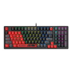 A4TECH BLOODY S98 SPORTS RED GAMING MECHANICAL BLMS RED SWITCH RGB KEYBOARD USB US+RUS