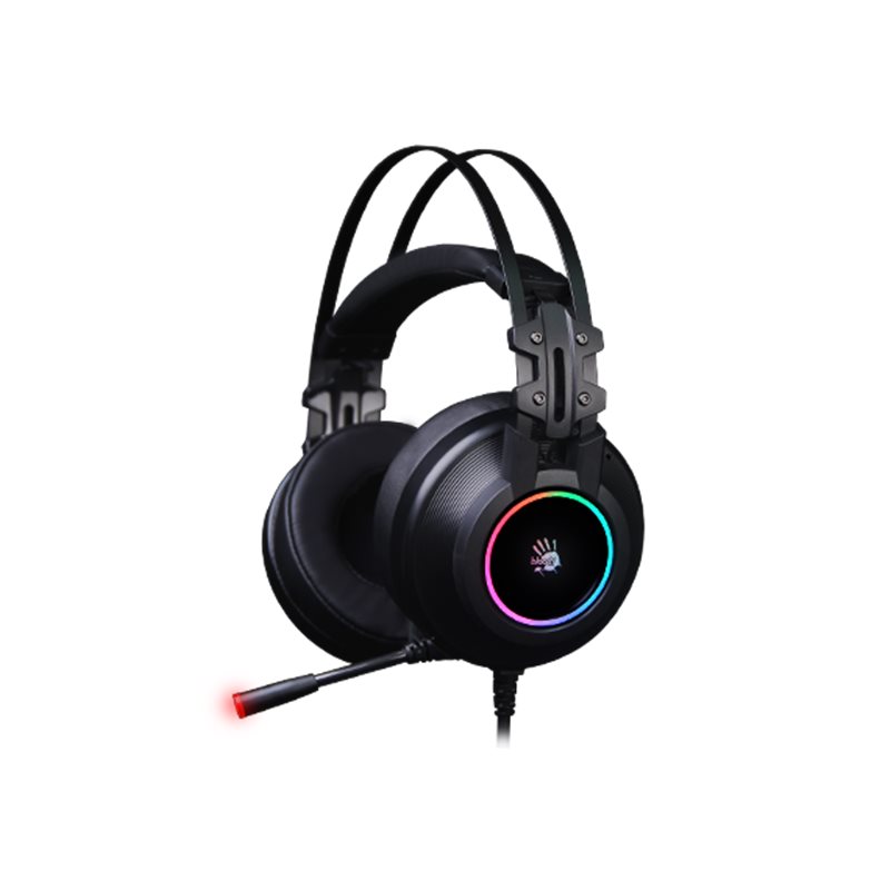 Наушники с микрофоном A4Tech BLOODY G260P RGB Gaming  3.5mm Black