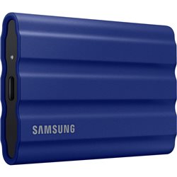 Внешний твердотельный накопитель SSD 1TB Samsung T7 Shield MUPE1T0R/AM, USB 3.2 Gen 2 Type-C, USB 3.0, IP65, Blue