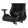 Кресло игровое Zombie VIKING 4 AERO Edition, макс.нагрузка 150 кг, регулировка высоты/наклона/жесткости, ткань/эко.кожа, черный,