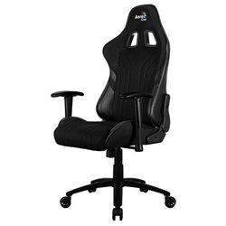 Gaming Chair AEROCOOL AERO 1 ALPHA BLACK 2D Armrest 65mm wheels PVC Leather