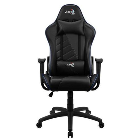 Gaming Chair AEROCOOL AC110 AIR BLACK 2D Armrest 65mm wheels PVC Leather