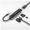 Converter HB24 Type-C/USB3.0/USB2.0/microSD/HDMI 6 in 1