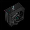 CPU cooler DEEPCOOL AK400 DIG. LGA1700/1200/115*/AMD 120mm Black PWM FDB fan,500-1850rpm,4HP