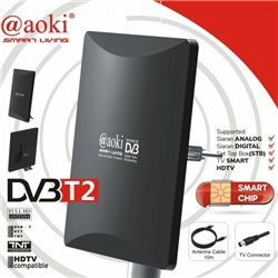 ТВ антенна комнатная aoki smart living AT-3000 (с усилителем)
