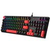 Клавиатура A4TECH BLOODY S510R GAMING MECHANICAL FIRE BLACK BLMS RED SWITCH KEYBOARD USB US+RUS