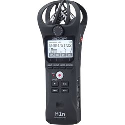 Диктофон Zoom H1n, 4GB, два X/Y стереомикрофона, 1.25" (96х64), (MP3 48-320kbps/44.1kHz), (WAV 16-24bit/44.1-96kHz), MP3/WAV, mi
