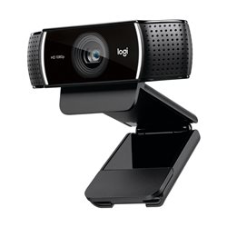 Вебкамера Logitech HD Pro Webcam C922 Pro Full HD, 1080p/30 fps - 720p/ 60 fps CMOS, 78°, Autofocus, mic, USB 2.0, Black 1.5 m