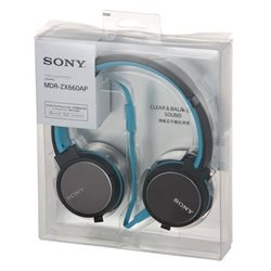 Накладные наушники Sony MDR-ZX660AP синий цвет