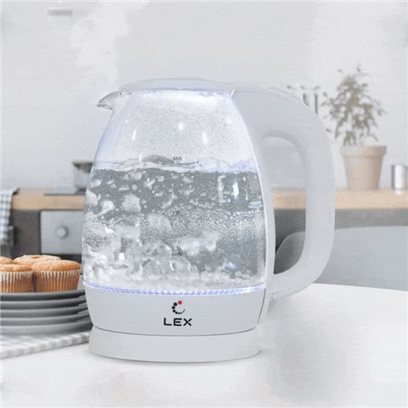 LEX LX-3002-3 чай. эл. бел.