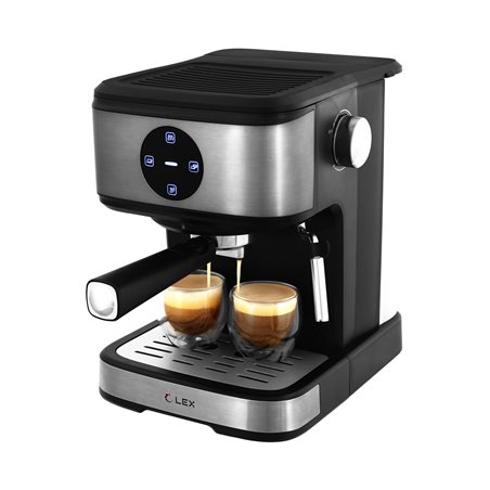 LEX LXCM-3502-1 кофеварка. эспрессо чер.