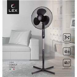 LEX LXFC 8311 вент. напол. чер