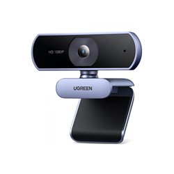 Веб-камера UGREEN CM678 (1080MP@30hz, Built-in 2 Mics, 85°(diagonal)/ 75°(horizontal), Lens Pixel: 200W, cable 2m, Plag&Play, bl