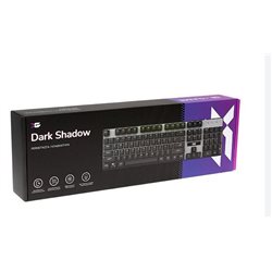 Клавиатура XG Dark Shadow, Игровая, USB, Кол-во стандартных клавиш 104, RGB, Длина кабеля 1,5 метра, Защита от случайного пролив
