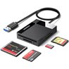 Переходник Ugreen CR125 USB 3.0 All-in-One Card Reader 50cm 4in1, 30333