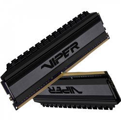 Оперативная память DDR4 16GB (2x8GB) PC-35200 (4400MHz) Patriot Viper 4 Blackout CL18 [PVB416G440C8K]