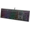 Клавиатура A4tech Fstyler FX60H-Neon-LED USB, SLIM, USBHUBx2, серый корпус, цветная подсветка
